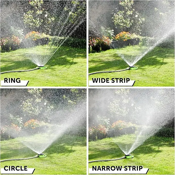 Features of the Plastic 8 Pattern Sprinkler