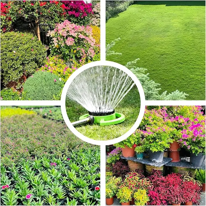 China Manufacturer Plastic 8 Pattern Sprinkler for Garden